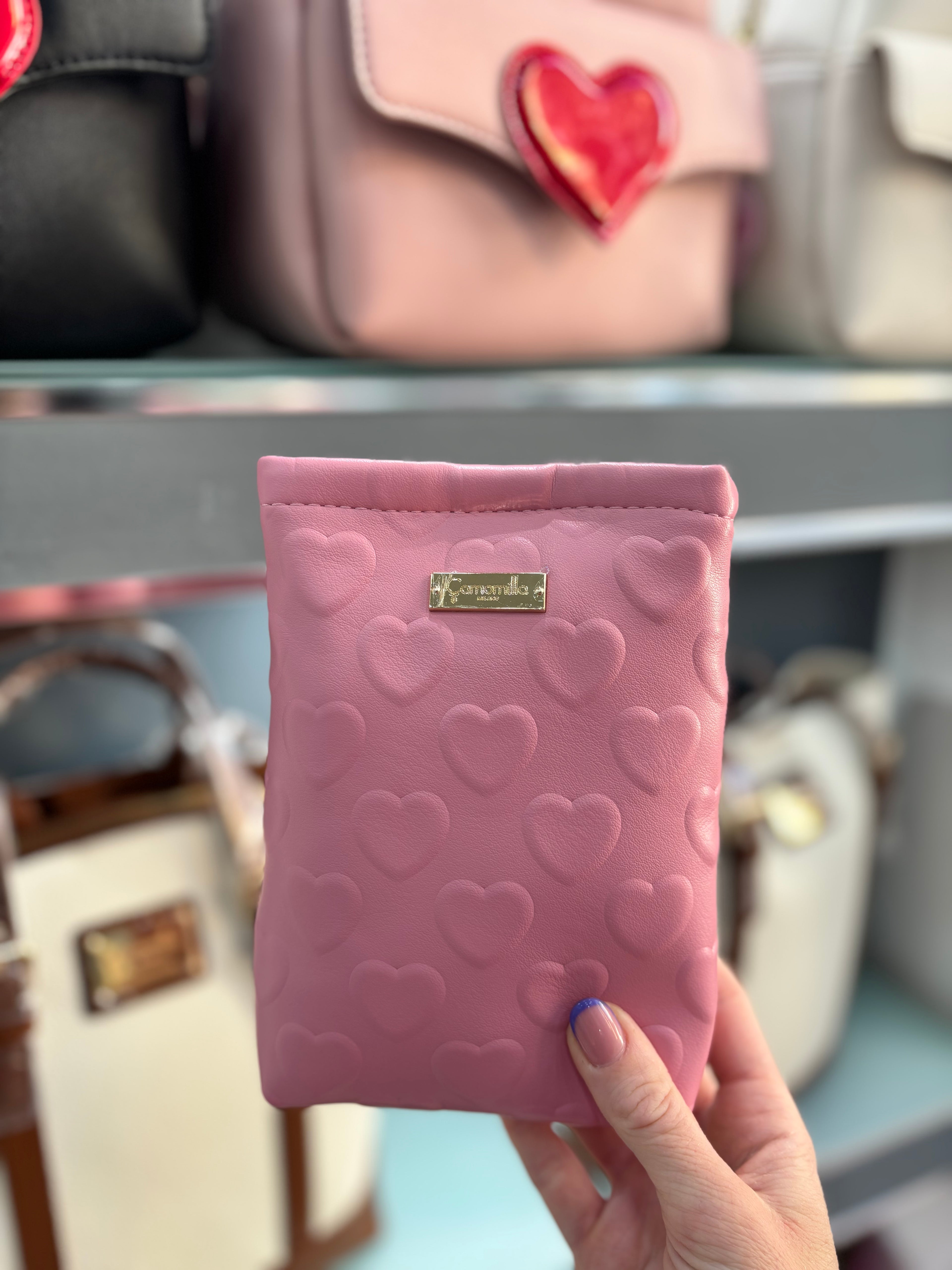 PORTACELLULARE YES LOVE ROSA                                                   Camomilla milano