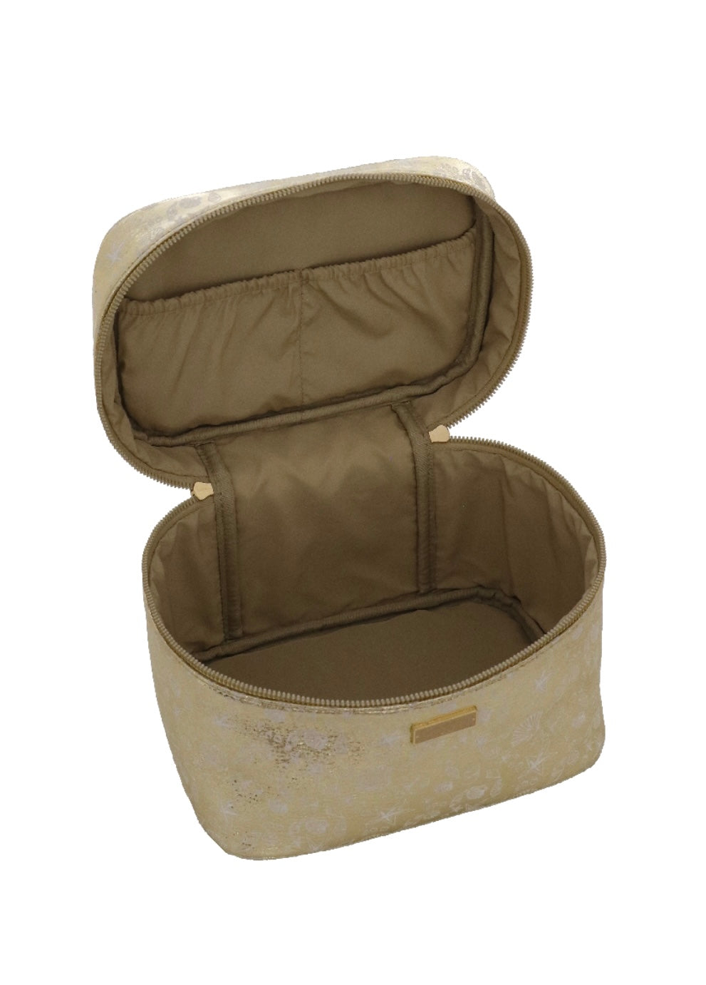 BEAUTY CASE M SHELL SHINE ORO                                                      Camomilla milano