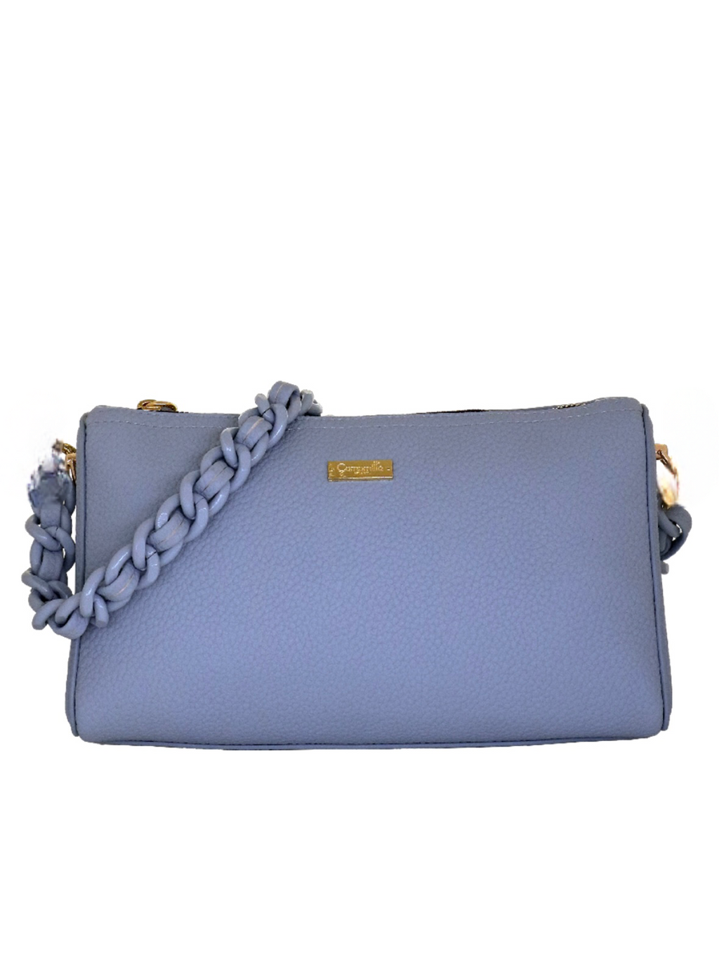 BORSA SPALLA CHEWING BAG AZZURRO                                            Camomilla milano