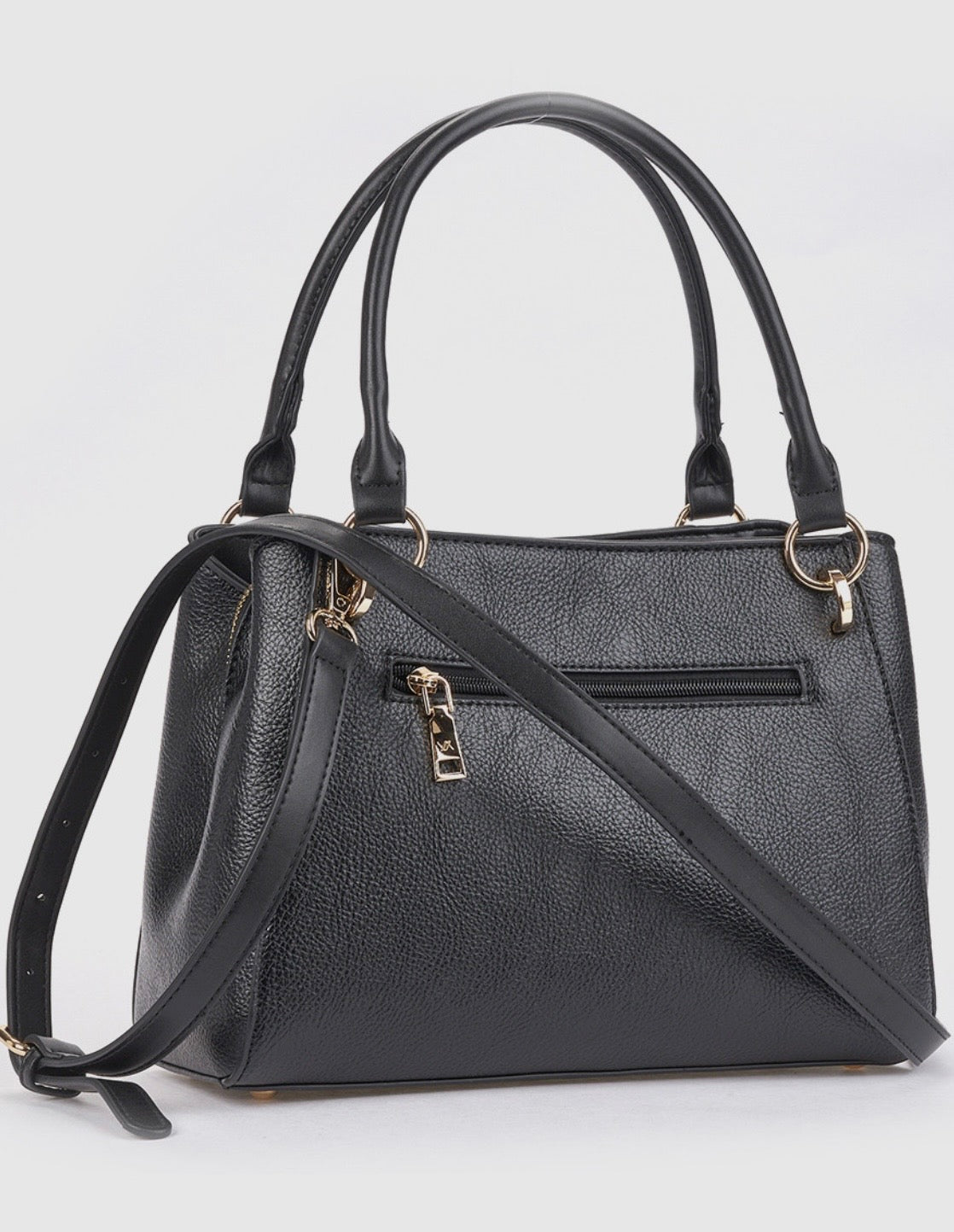 Borsa a mano con tracolla black        Verde