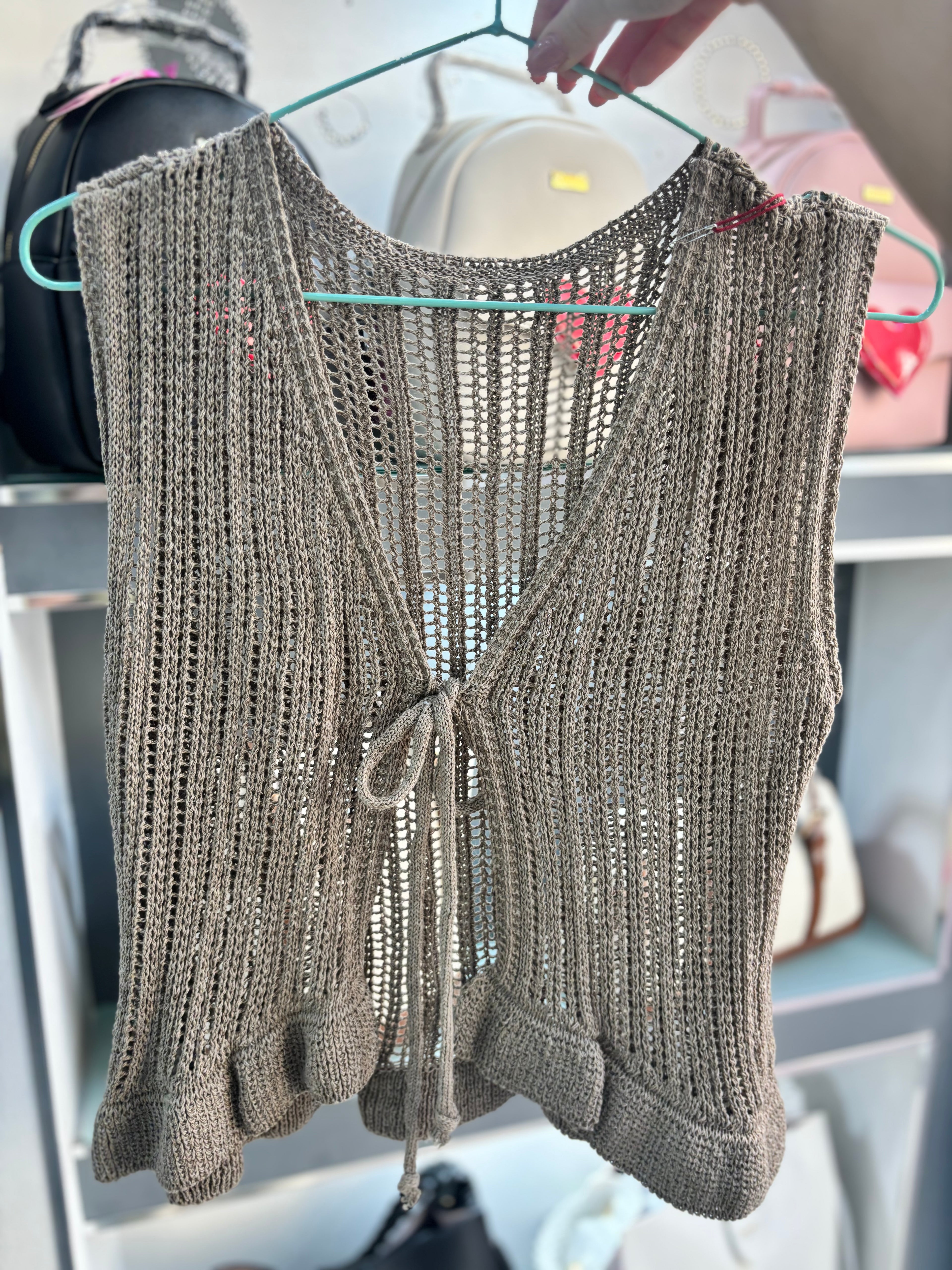 Gilet tortora