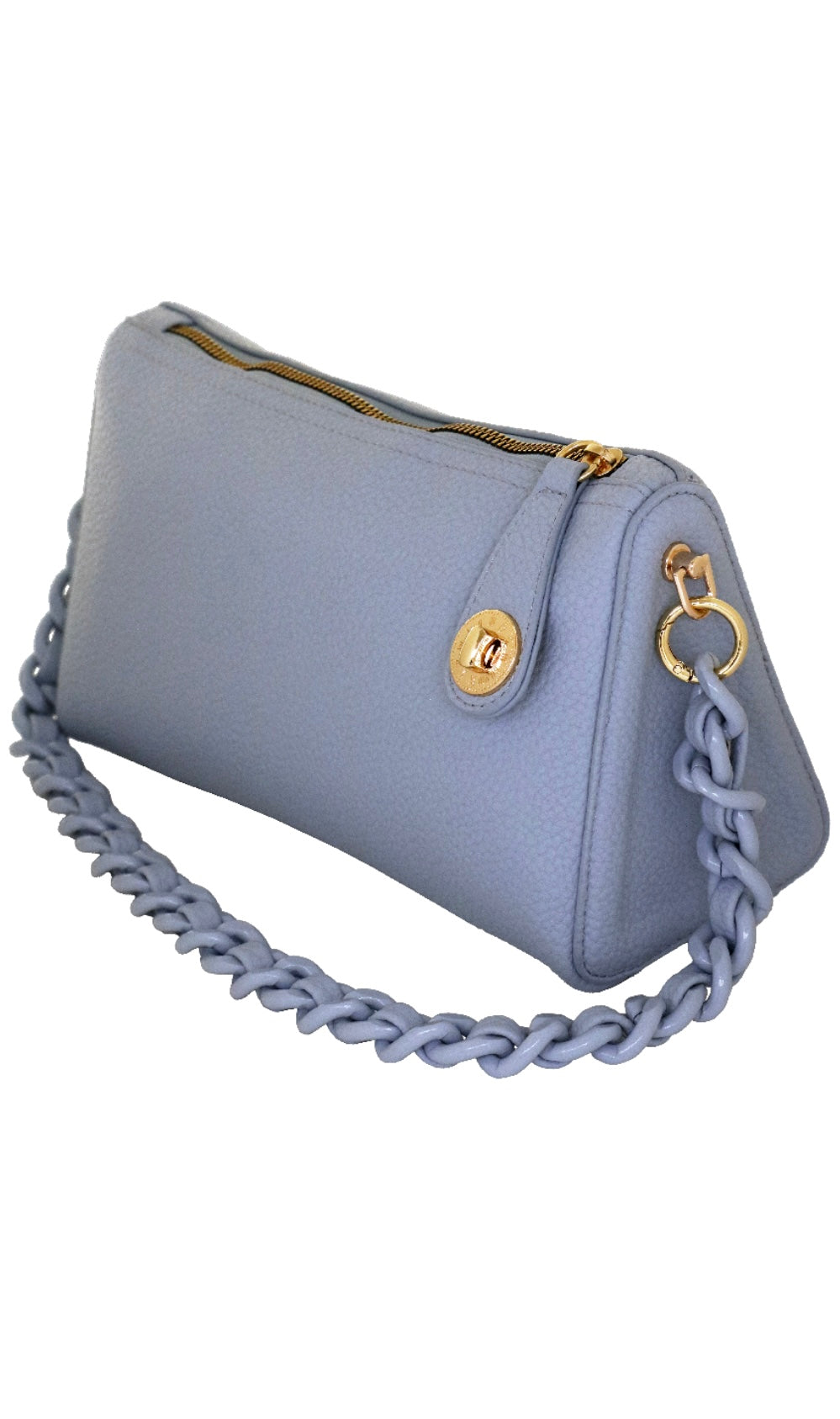 BORSA SPALLA CHEWING BAG AZZURRO                                            Camomilla milano