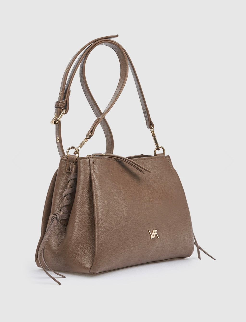 Borsa a tracolla taupe                        Verde