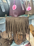 Borsa a tracolla brown                       Verde