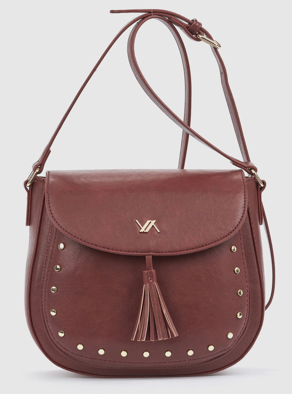 Borsa a tracolla bordeaux                   Verde