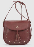 Borsa a tracolla bordeaux                   Verde