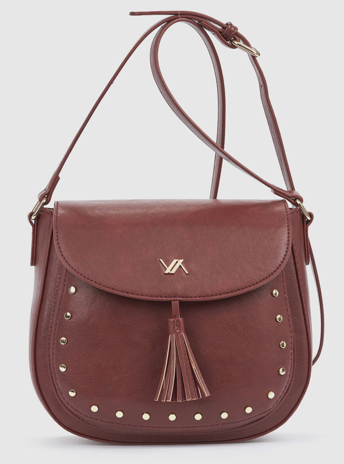 Borsa a tracolla bordeaux                   Verde