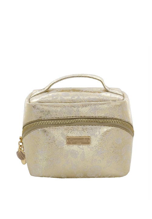 BEAUTY BAG S SHELL SHINE ORO   Camomilla milano