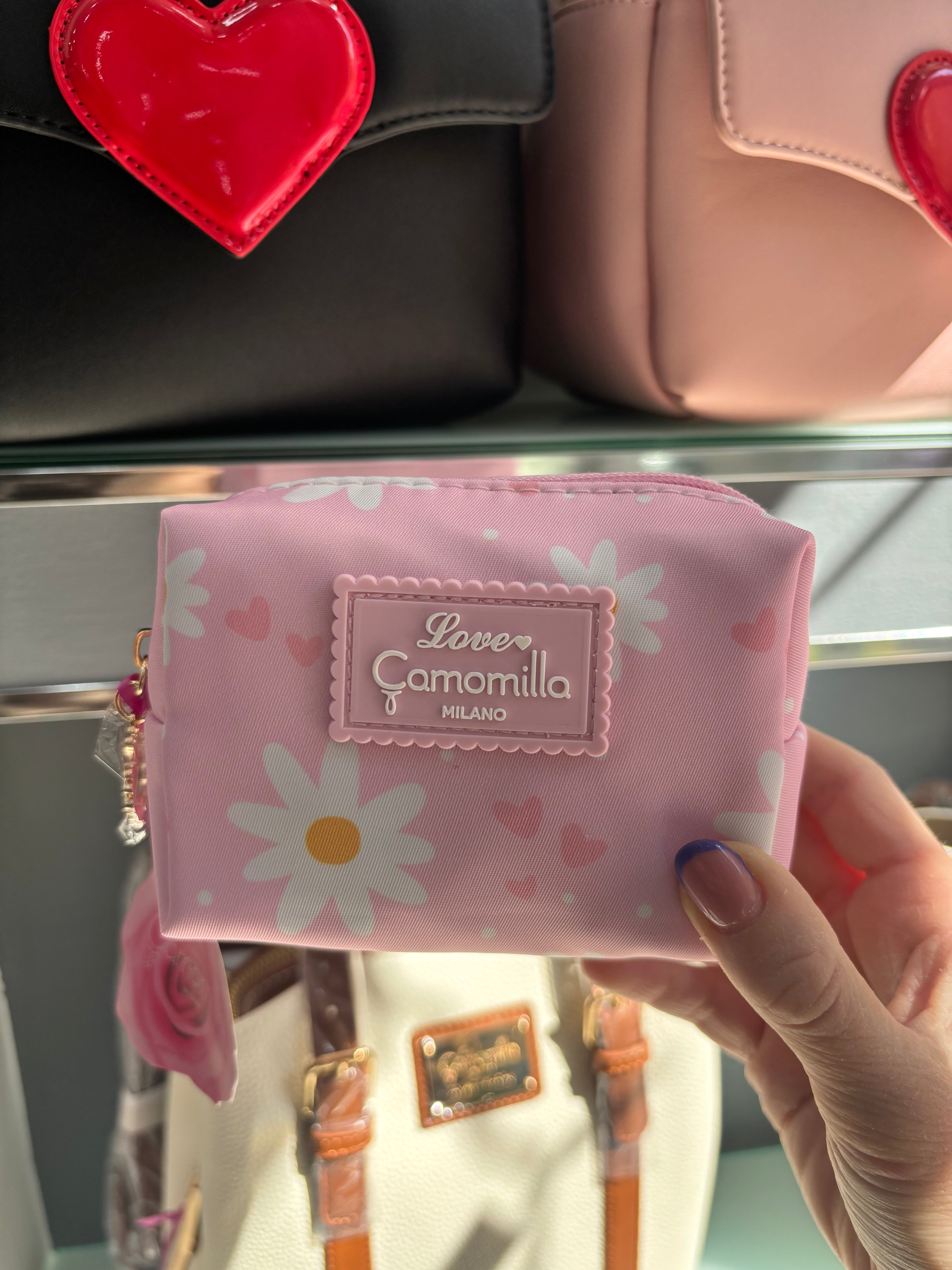 NECESSAIRE S DAISY LOVE ROSA     Camomilla milano
