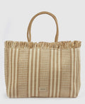 Borsa da mare beige                         Verde