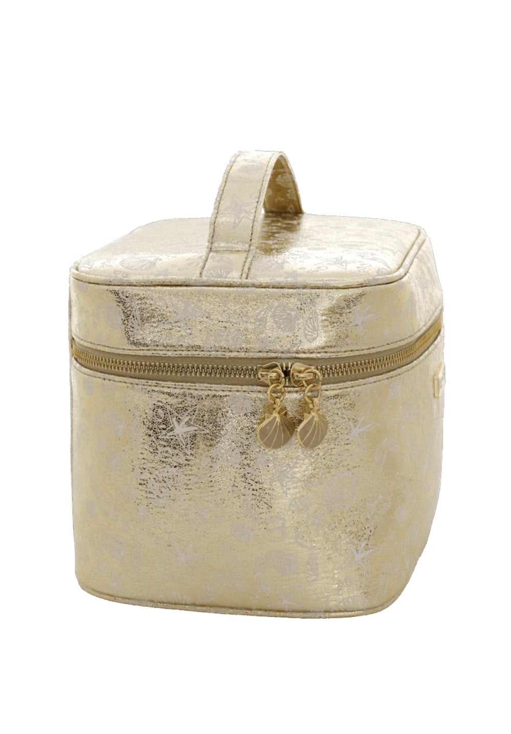 BEAUTY CASE M SHELL SHINE ORO                                                      Camomilla milano