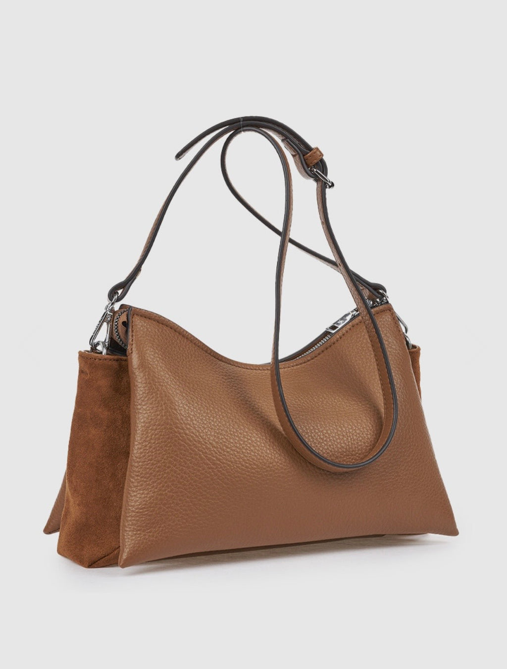 Borsa a tracolla camel                        Verde