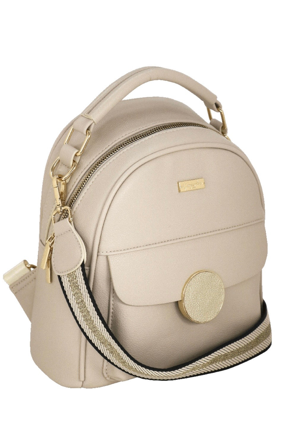 ZAINO CLIP FRIZZY BEIGE                 Camomilla Milano