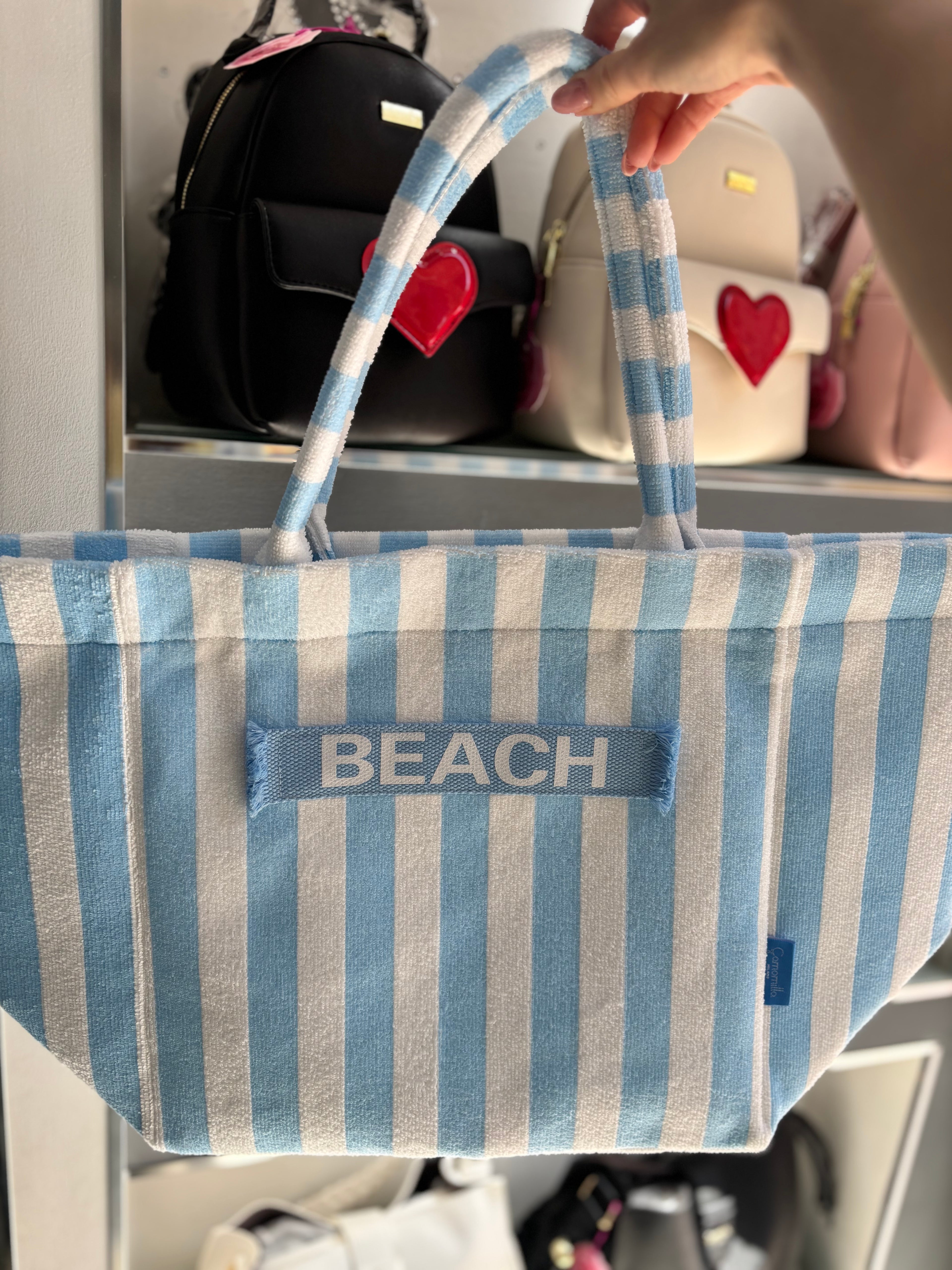 BORSA MARE L SPUGNA RIGA AZZURRO                                           Camomilla milano