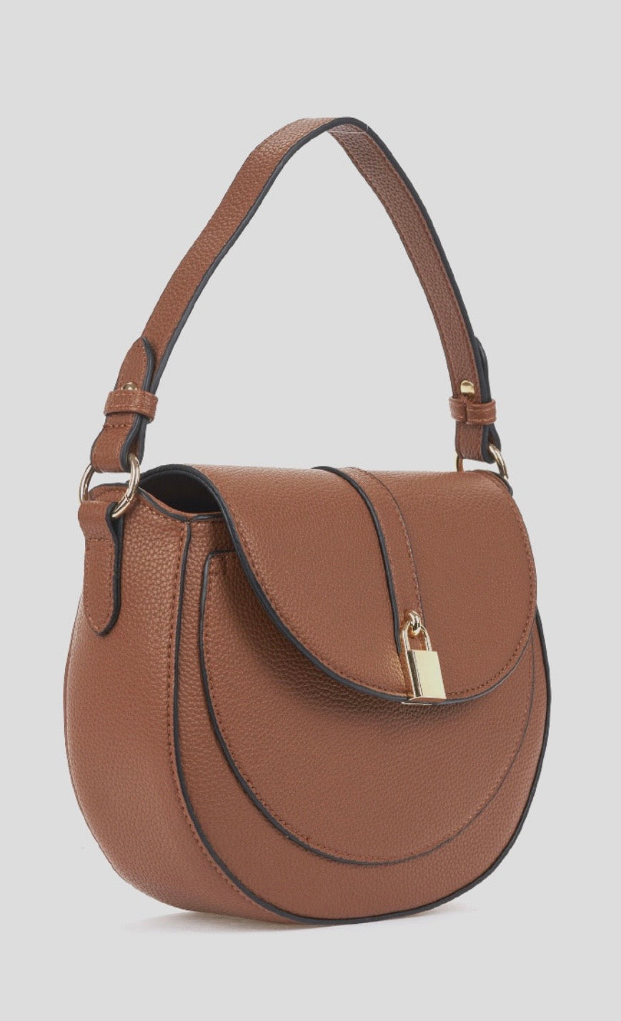 Borsa a spalla camel                           Verde