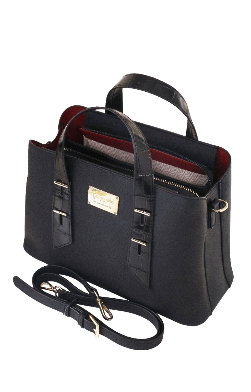 BORSA A MANO M BREE TOP BAGS NERO                                        Camomilla Milano