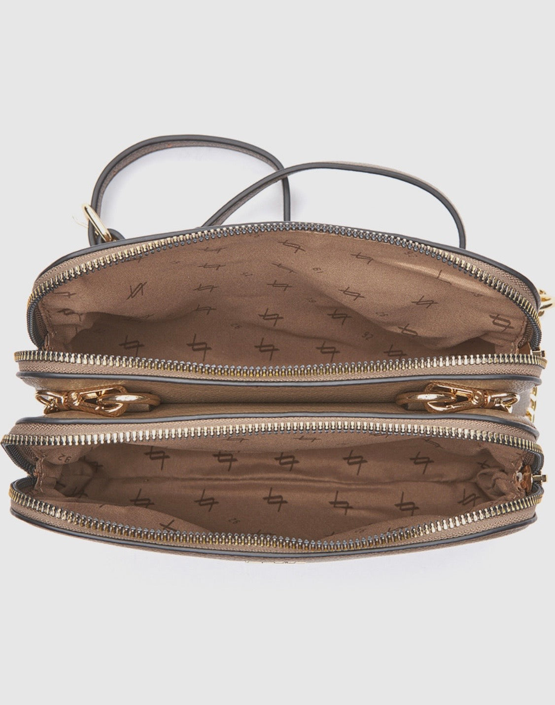 Borsa a tracolla taupe                         Verde