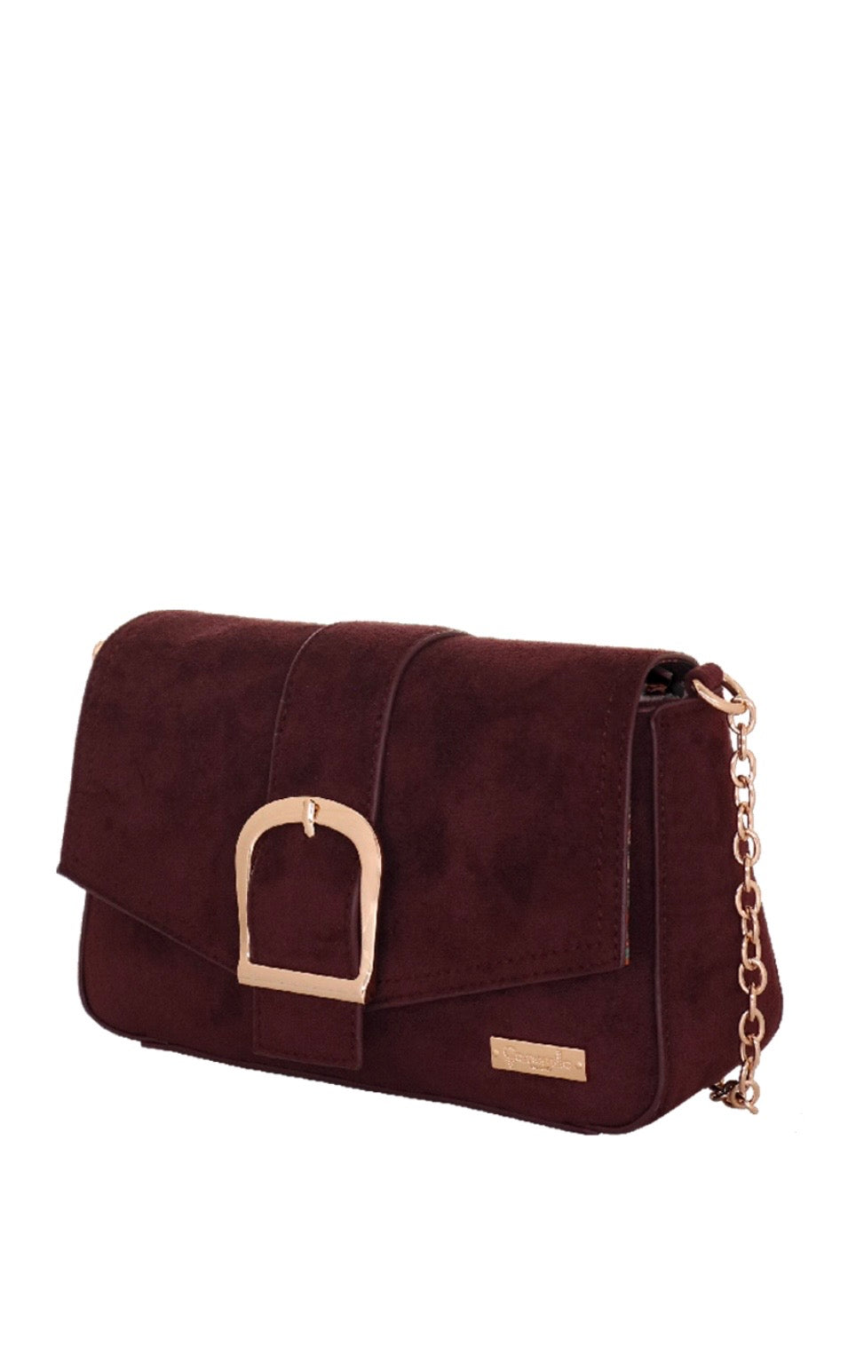 BORSA A TRACOLLA S SOFT HONEY BURGUNDY                           Camomilla Milano