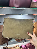 Borsa a tracolla khaki                          Verde
