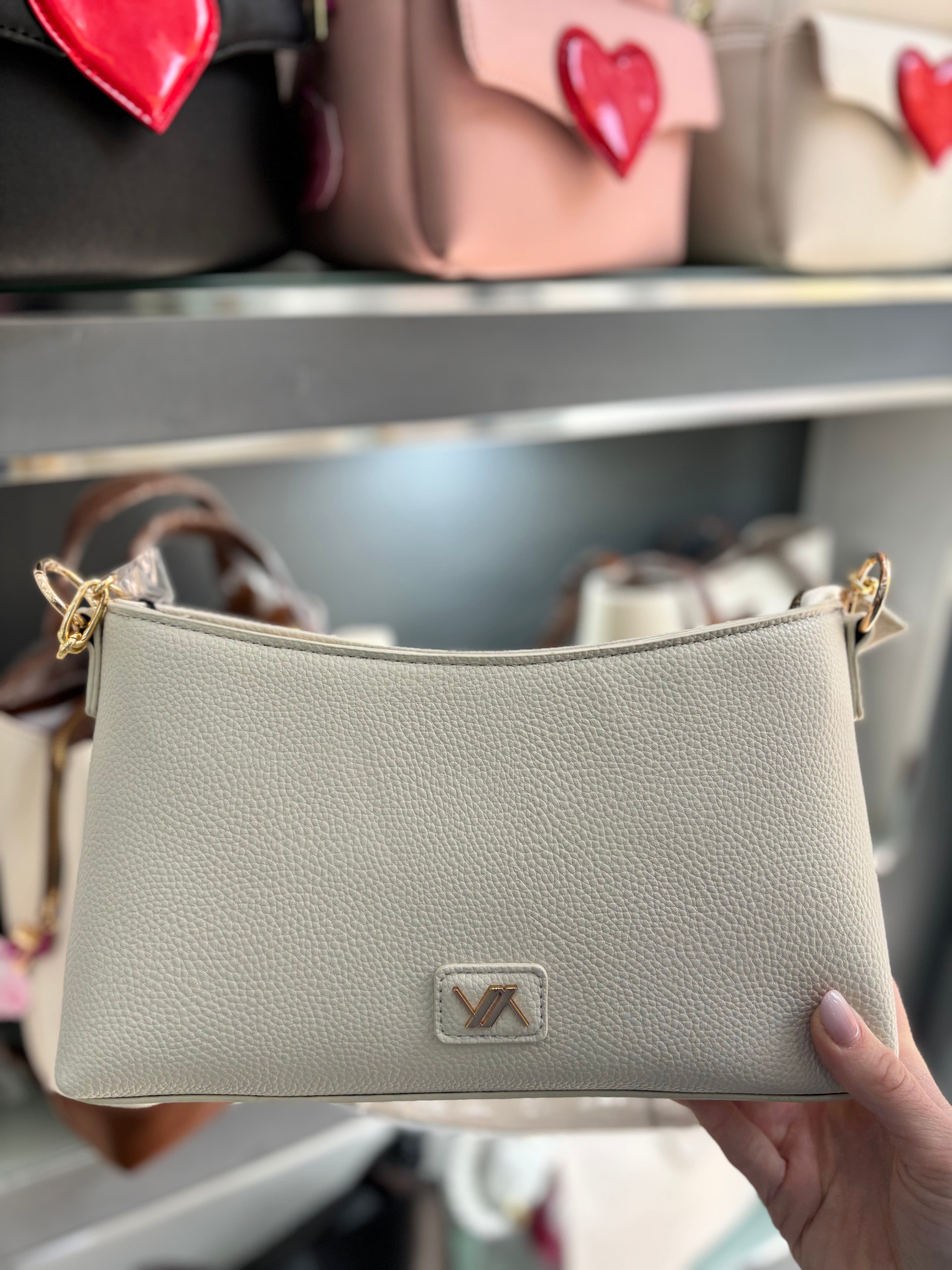 Borsa a spalla ivory                            Verde