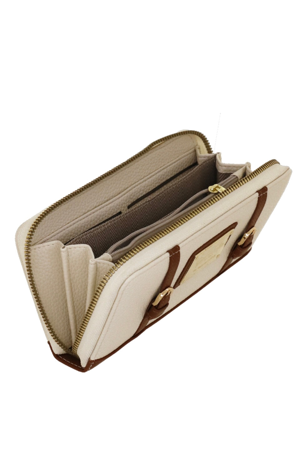 PORTAFOGLIO ZIP L TOFFEE BIANCO                                               Camomilla milano