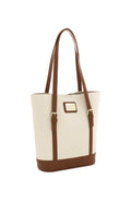 BORSA SPALLA TOFFEE BIANCO          Camomilla milano