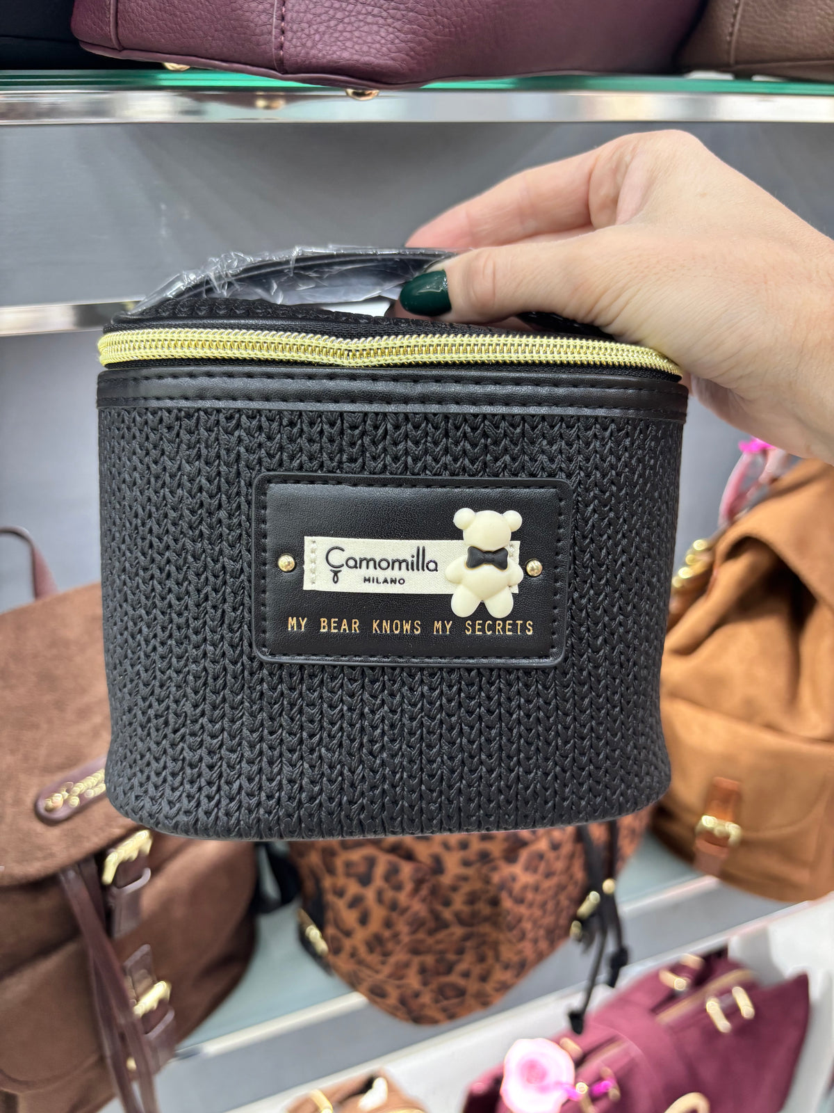 BEAUTY CASE XS NERO                   Camomilla Milano