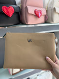 Borsa a tracolla beige                        Verde