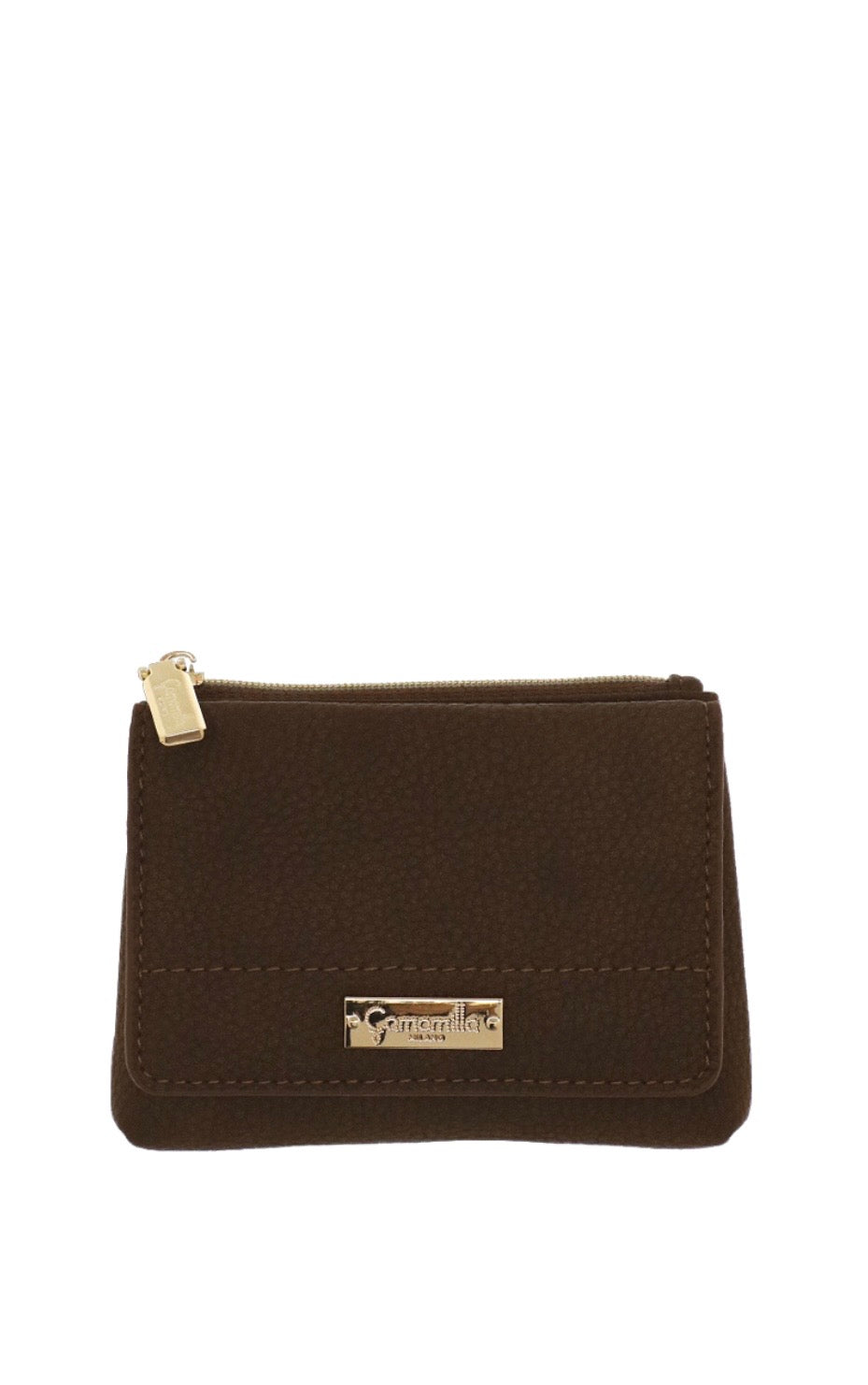 PORTAMONETE-CARTE M TWIST MARRONE                                           Camomilla Milano