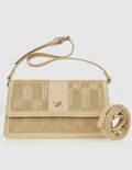 Borsa a spalla beige                            Verde