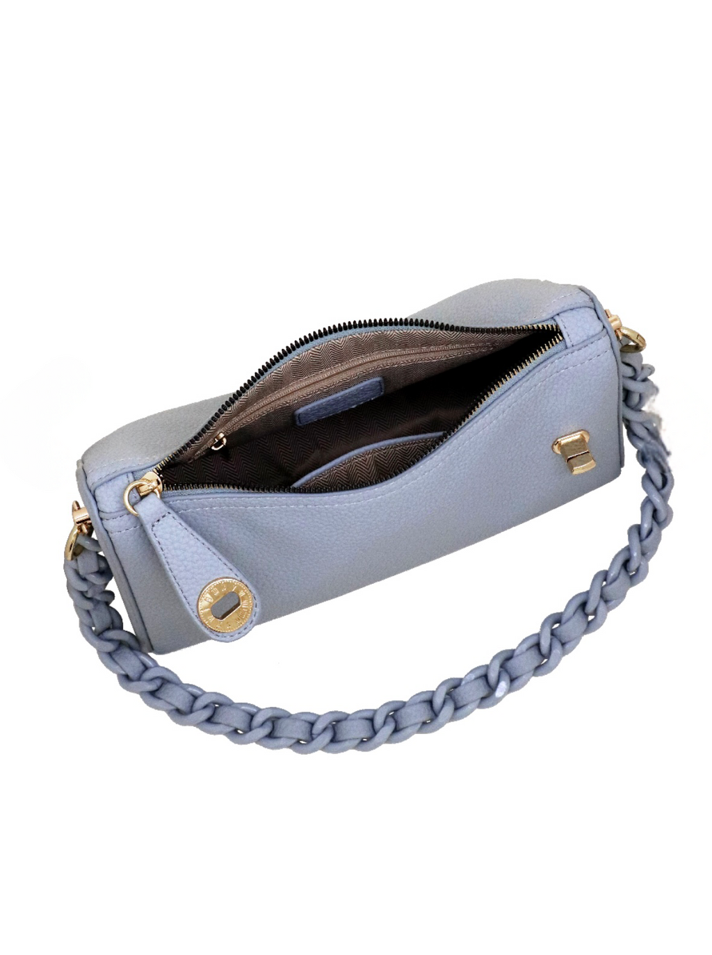 BORSA SPALLA CHEWING BAG AZZURRO                                            Camomilla milano
