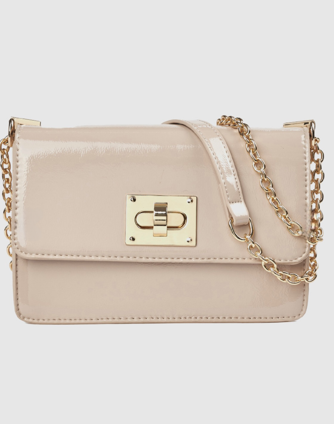 Borsa a spalla nude                             Verde