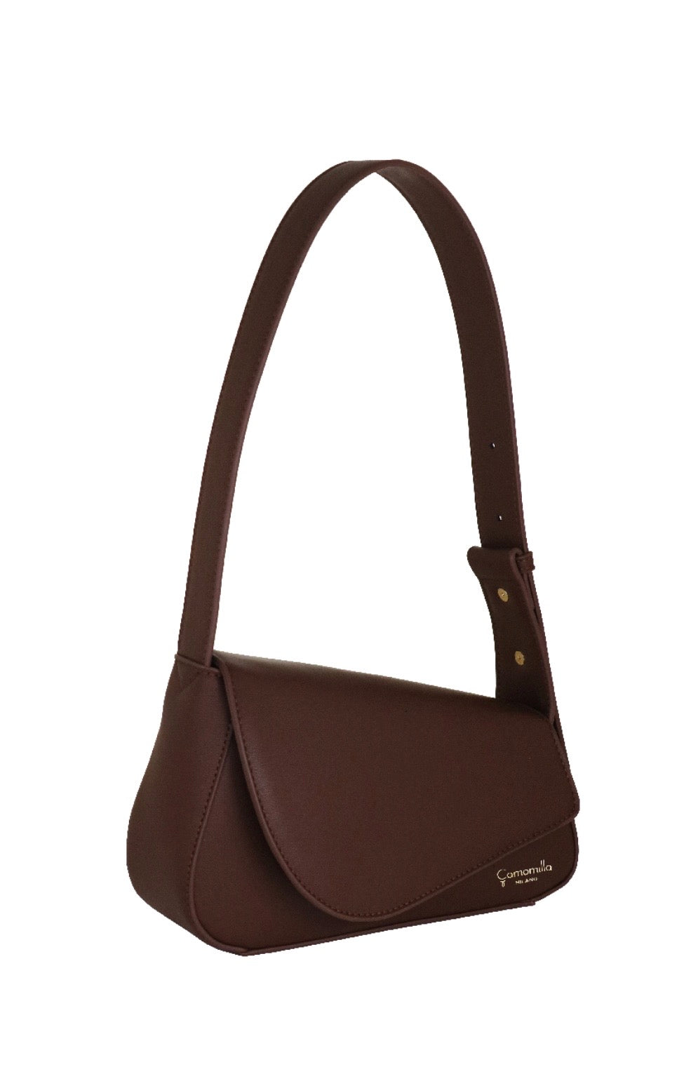 BORSA A SPALLA S LITTLE ICONS MARRONE                                           Camomilla Milano