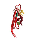 PORTACHIAVI CHARM GOOD LUCK ROSSO                                       Camomilla Milano