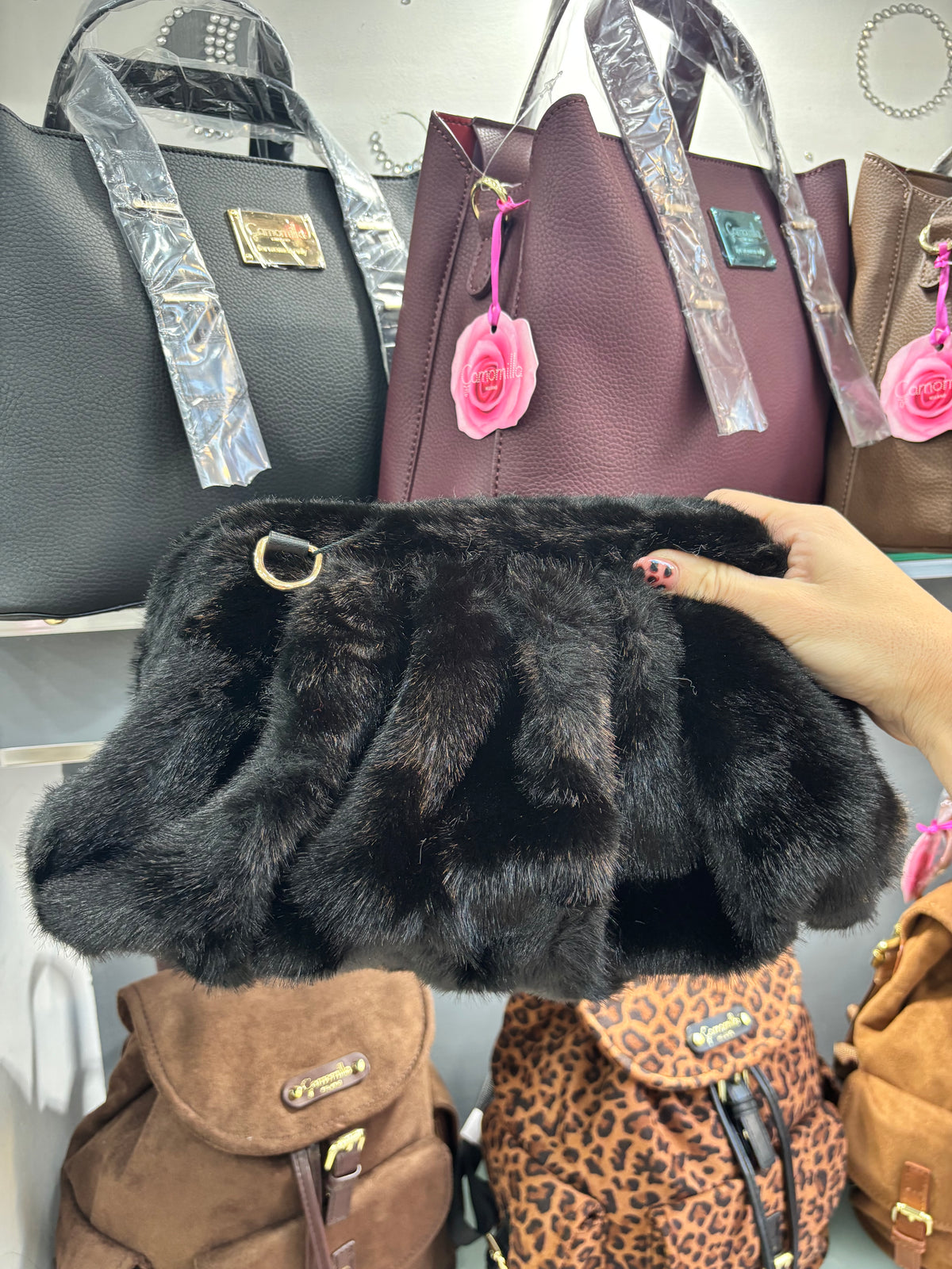Borsa da sera black                            Verde