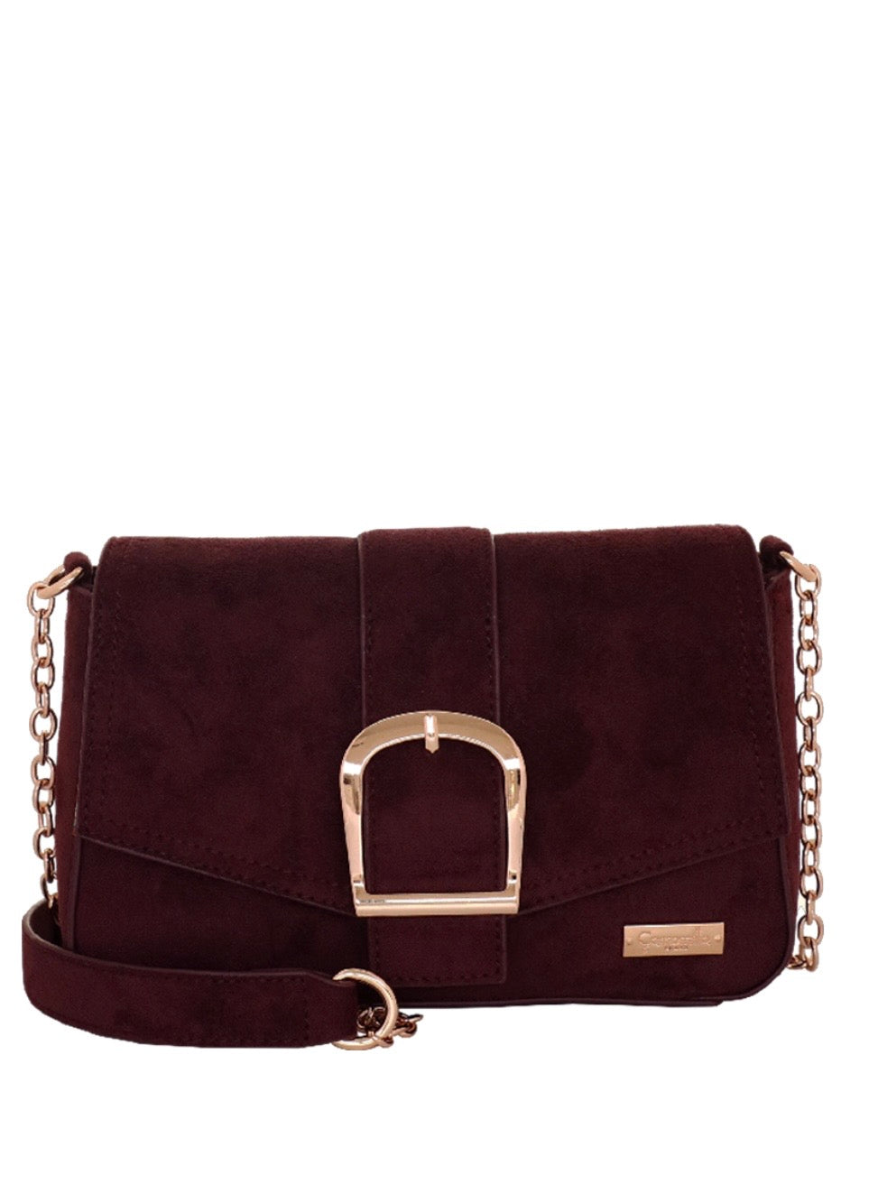 BORSA A TRACOLLA S SOFT HONEY BURGUNDY                           Camomilla Milano