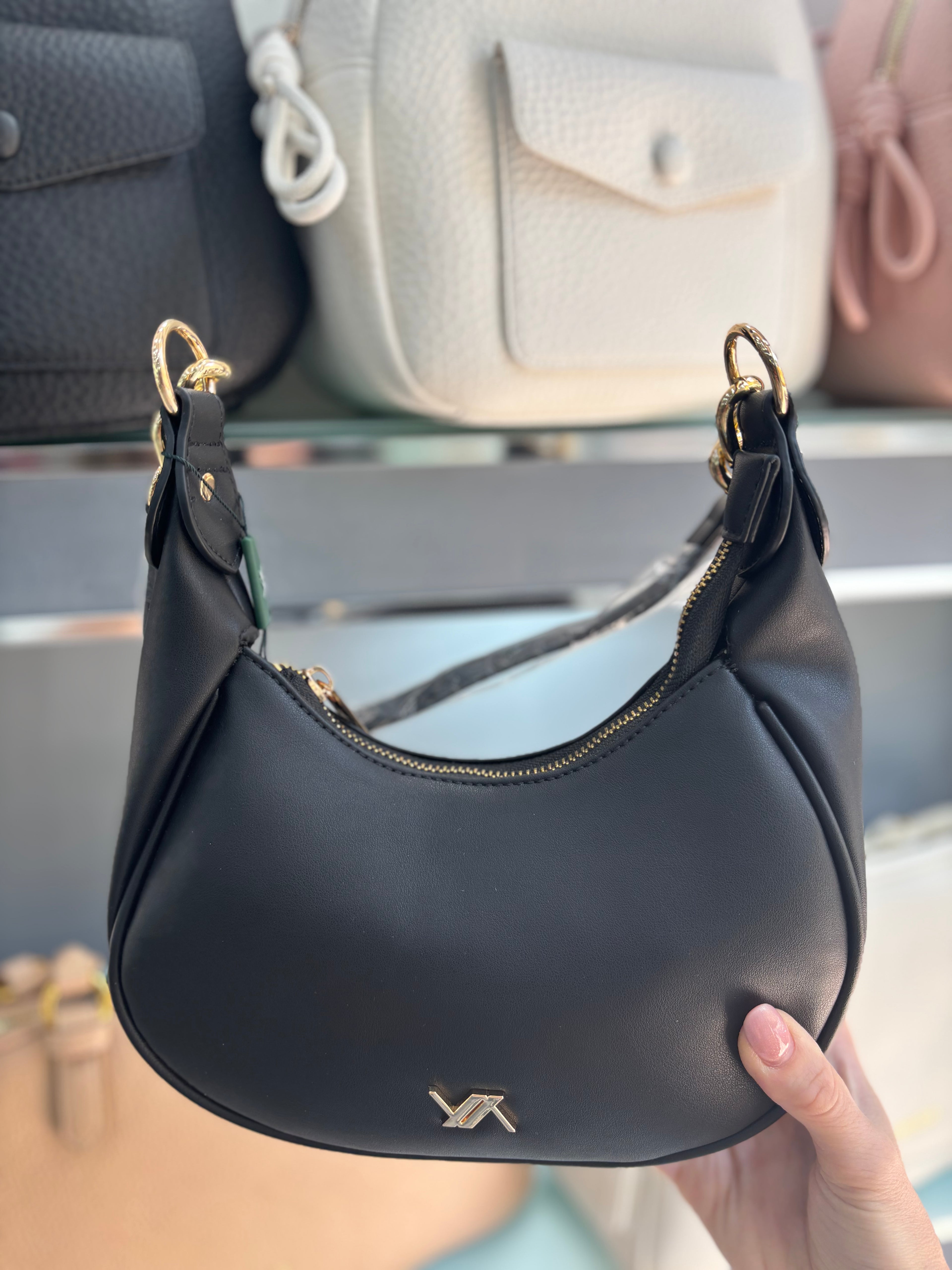 Borsa a spalla black                            Verde