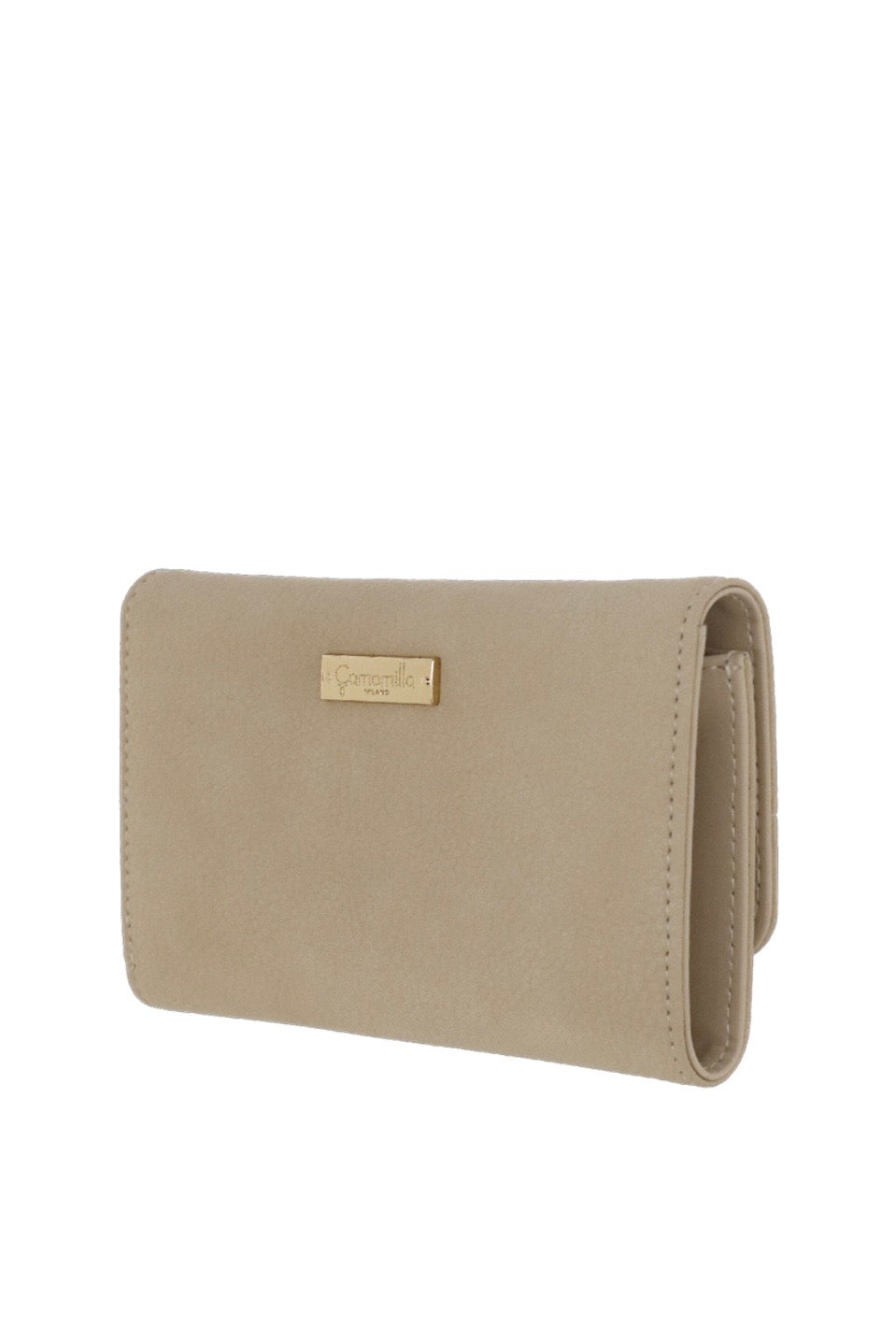 PORTAFOGLIO M FLAP TWIST BEIGE                                                         Camomilla Milano