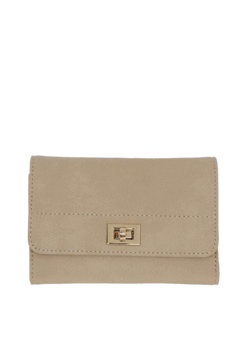 PORTAFOGLIO M FLAP TWIST BEIGE                                                         Camomilla Milano