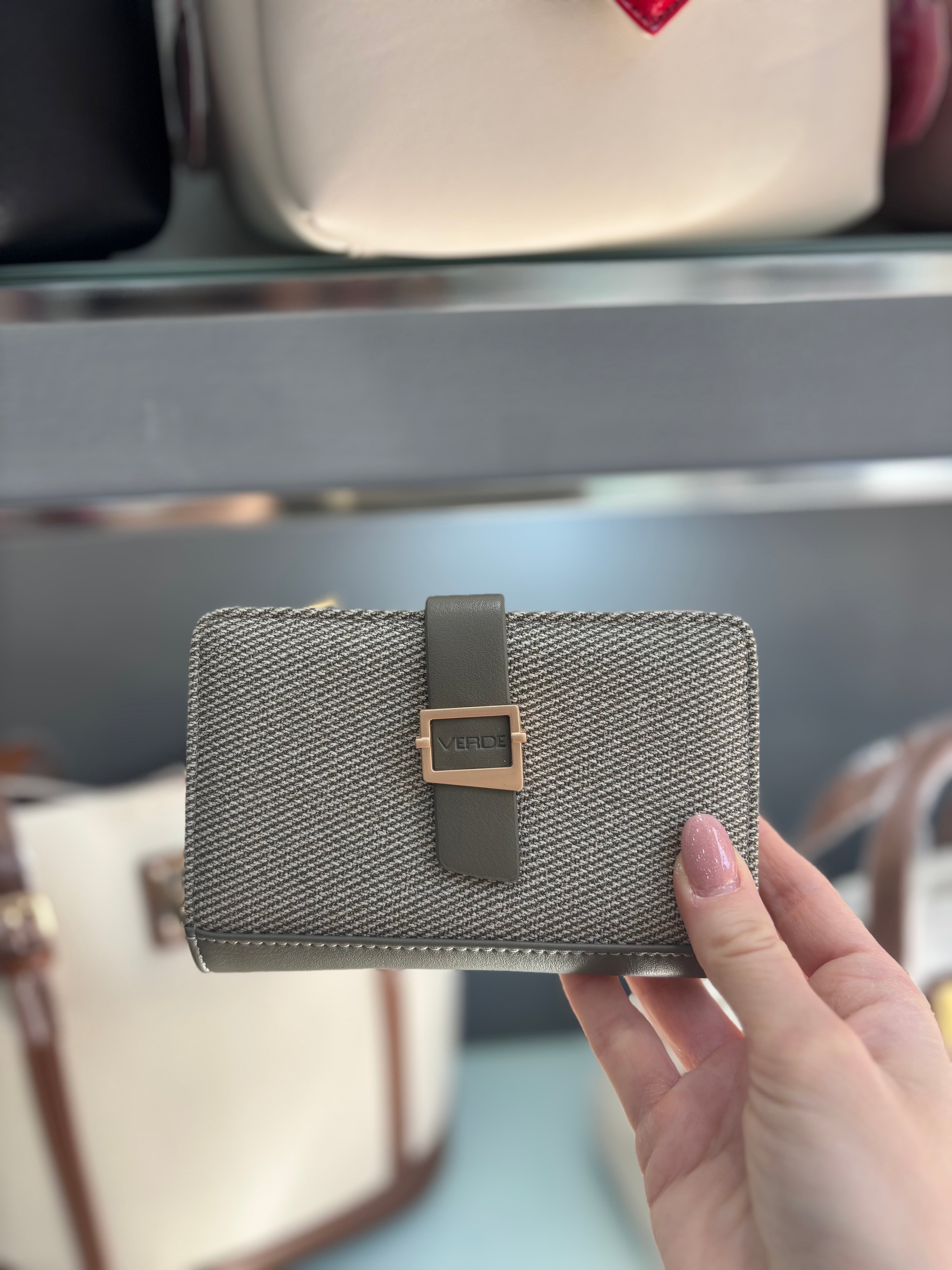 Portafoglio khaki                                Verde