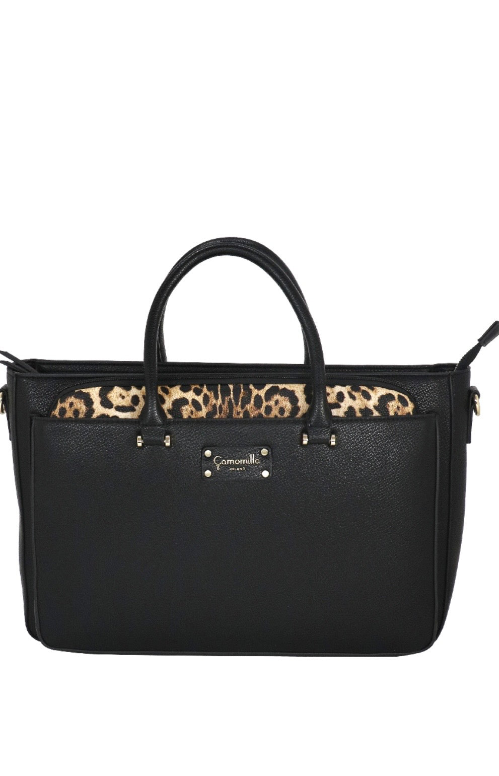 BORSA A MANO CON PORTA PC NICE OFFICE NERO                             Camomilla Milano