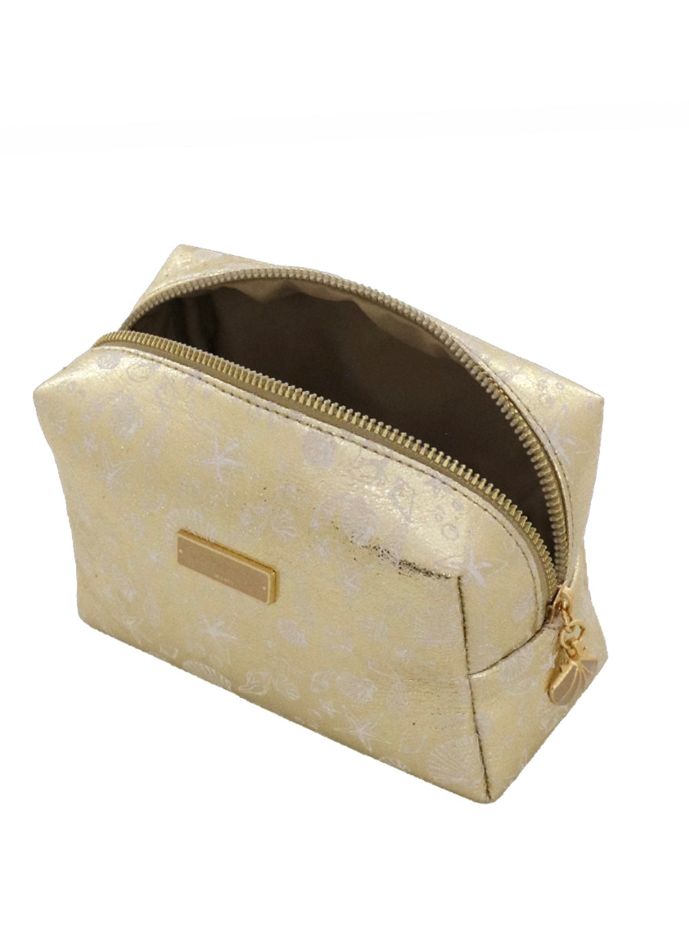 NECESSAIRE M SHELL SHINE ORO   Camomilla milano