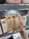 Borsa a secchiello con tracolla beige                                                    Verde