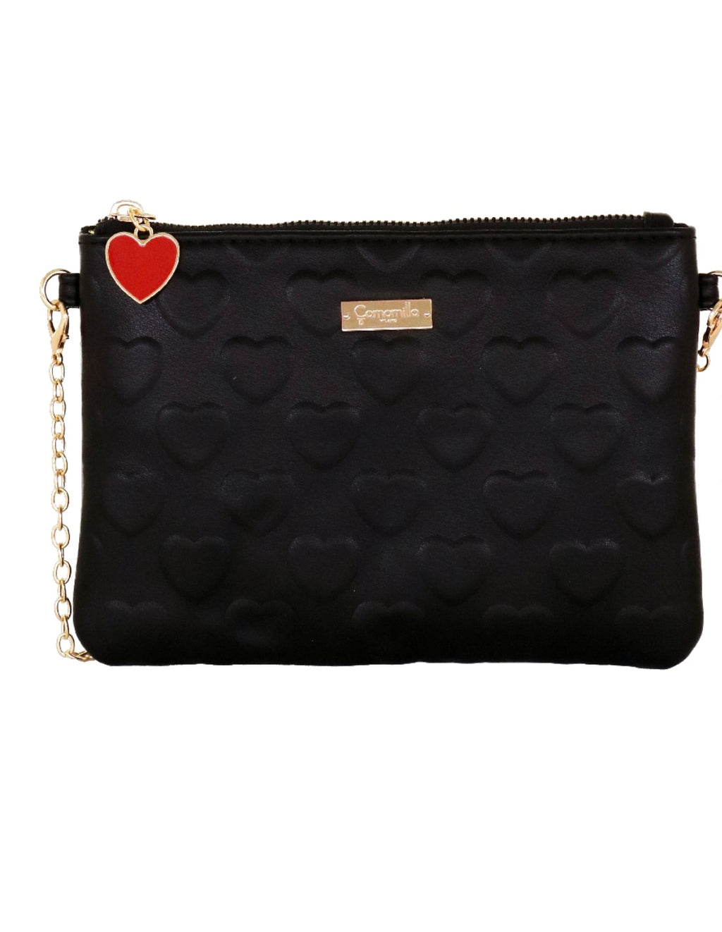TRACOLLA ERI PICCOLA YES LOVE BLACK                                      Camomilla milano