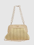 Borsa da sera beige                            Verde