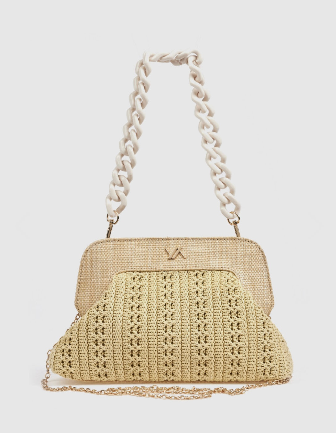 Borsa da sera beige                            Verde
