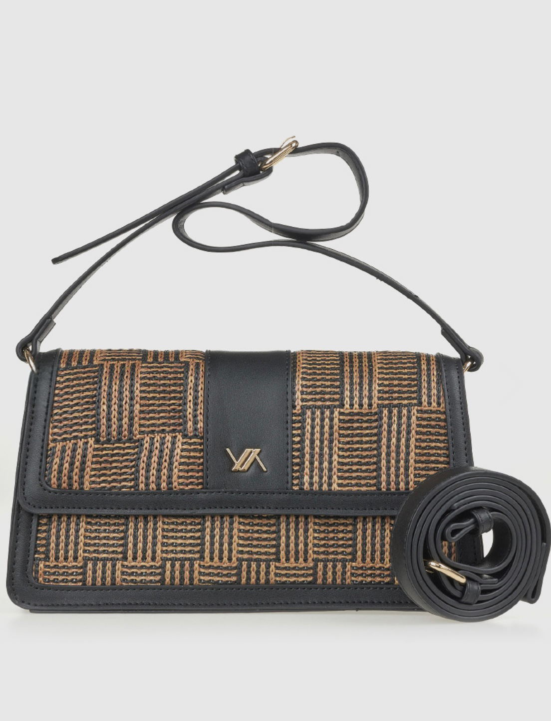 Borsa a spalla black                            Verde