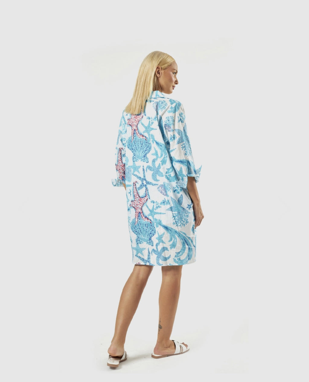 Abito Chemise aqua                           Verde