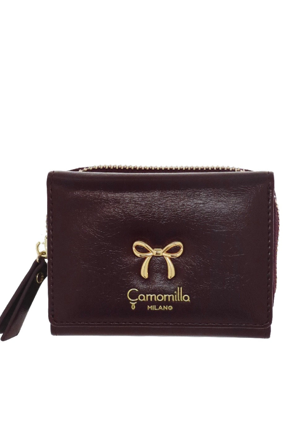 PORTAFOGLIO S DOUBLE BURGUNDY                                         Camomilla Milano
