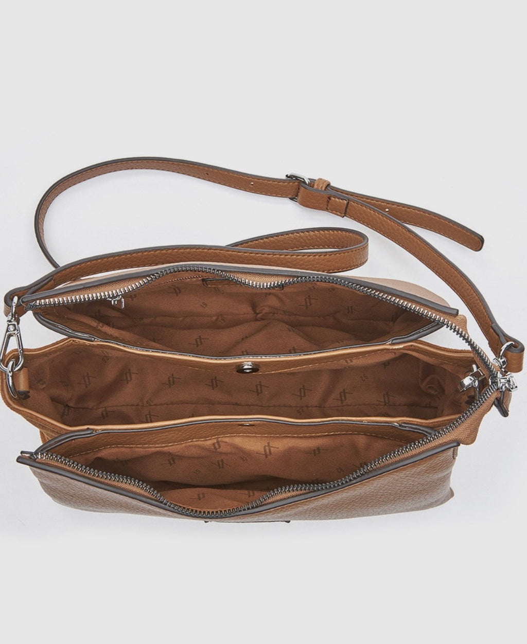 Borsa a tracolla camel                        Verde